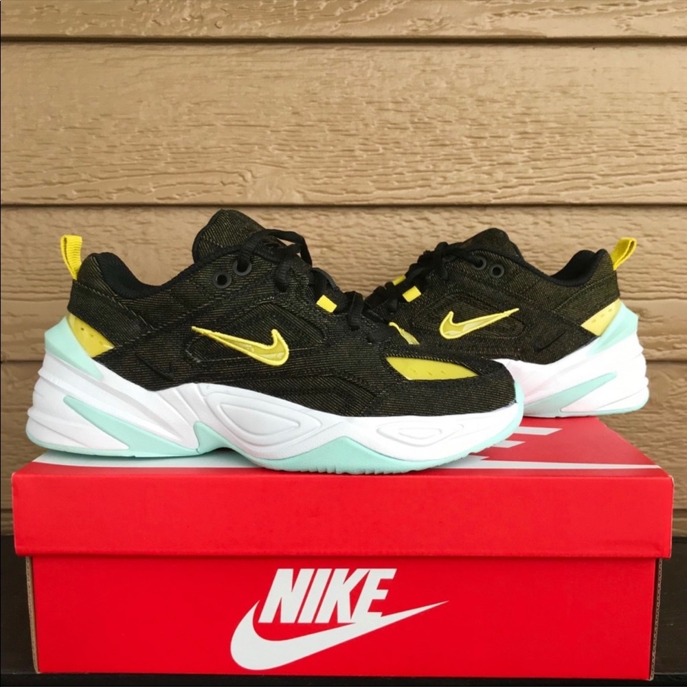 NEW Nike M2K TEKNO LX Denim Women’s Bright Citron